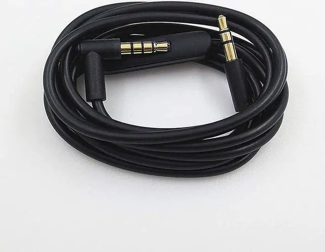 Alt view image 5 of 5 - Replacement Audio Cable Cord Wire Compatible with Beats Headphones Studio Solo Pro Detox Mixr Executive Pill with in Line Mic and Control (Black)