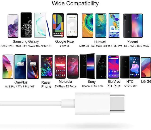 Alt view image 6 of 7 - USB C Earbuds Headphones with Microphone HiFi Stereo Type C Earphones Compatible with Samsung Galaxy S20 Note 20 Ultra Note 10 Plus, Huawei P30 Pro, Google Pixel 5 4 3 2 XL, OnePlus 8 7T 7 Pro (Black)