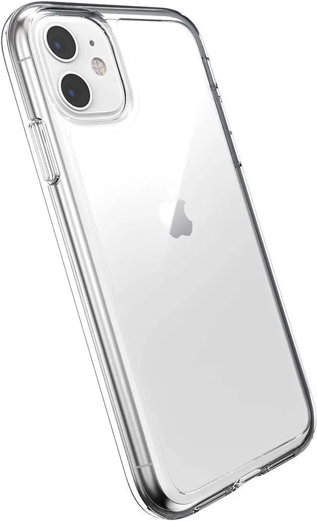 Main image of iPhone 11 Clear Case - Drop Protection & Scratch Resistant Anti-Yellowing & Anti-Fade with Dual Layer Protetective Slim Transparent Design - Crystal Clear iPhone 11 Cases - GemShell