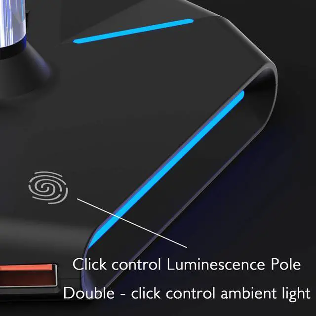 Alt view image 7 of 7 - COZOO RGB Headphone Stand with 2 USB2.0 Extension Charging Port Extender Cord Headset Stand Holder for Gamer Desktop Table Game Earphone Accessories PC Gaming Accessories for Gamer Gifts for Boyfriend