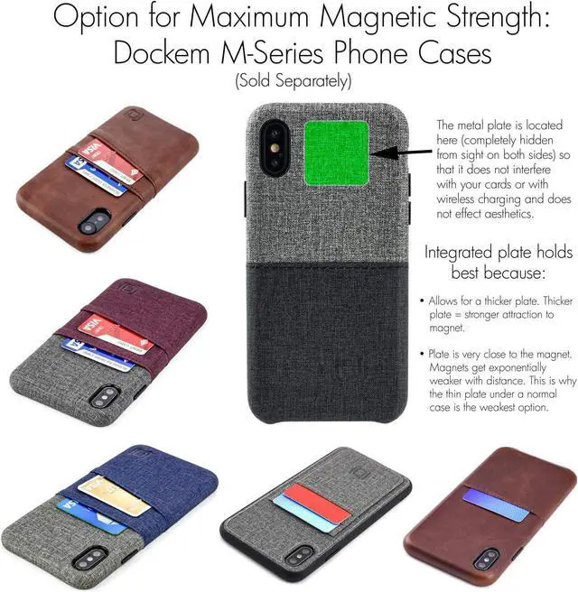 Alt view image 5 of 7 - Dockem DashMini Magno Mount 3.0 Series: Magnetic Car Mount for Dash with Adhesive Base, Magnet Head, and Swivel Ball Socket