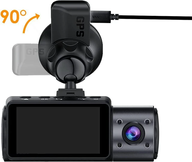 Alt view image 3 of 7 - Vantrue N4, N2S, X4S, X4S Duo, N1 Pro(2023), T3 Dash Cam Type C USB Port Car Suction Cup Mount with GPS Receiver Module for Windows