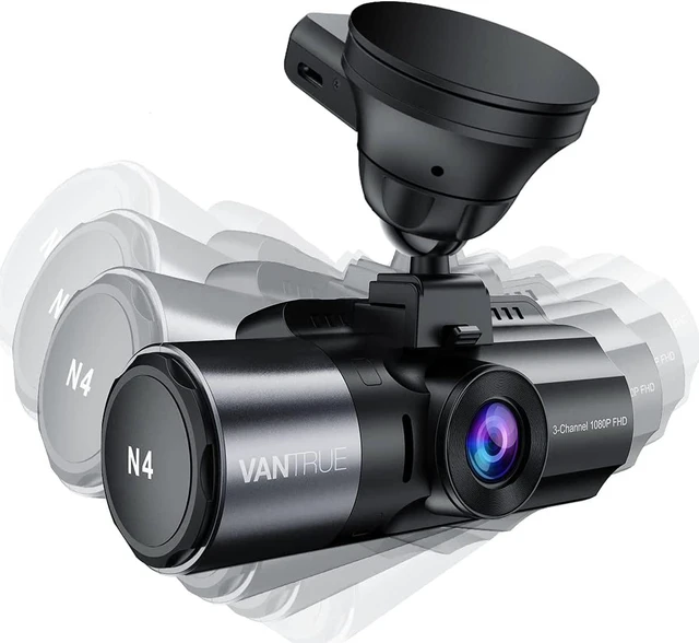 Alt view image 5 of 7 - Vantrue N4, N2S, X4S, X4S Duo, N1 Pro(2023), T3 Dash Cam Type C USB Port Car Suction Cup Mount with GPS Receiver Module for Windows