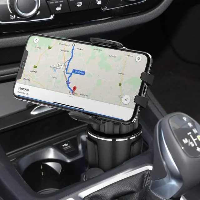 Alt view image 2 of 7 - Cup Holder Phone Mount Adjustable Long Neck Cellphone Holder for Car Upgraded Version Cup Phone Holder for Car with Expandable Side Arms Compatible with iPhone  Google & All Phones