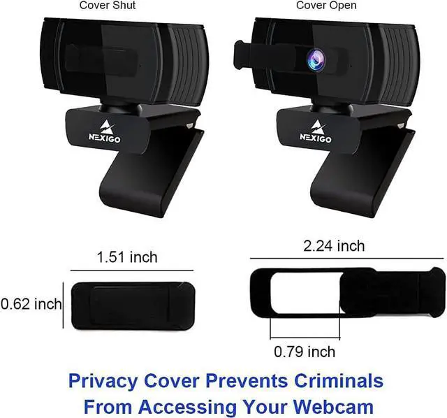 Alt view image 4 of 7 - NexiGo N930AF Webcam with Microphone for Desktop, Autofocus, Webcam for Laptop, Computer Camera, 1080p HD USB Web Camera, Compatible with Zoom/Switch 2/Teams/Webex
