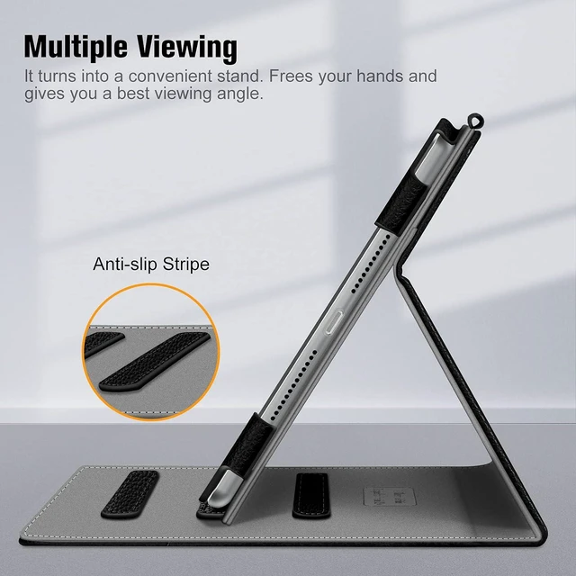 Alt view image 4 of 7 - Fintie Multi-Angle Viewing Case for iPad 9th/8th/7th Generation 10.2 Inch