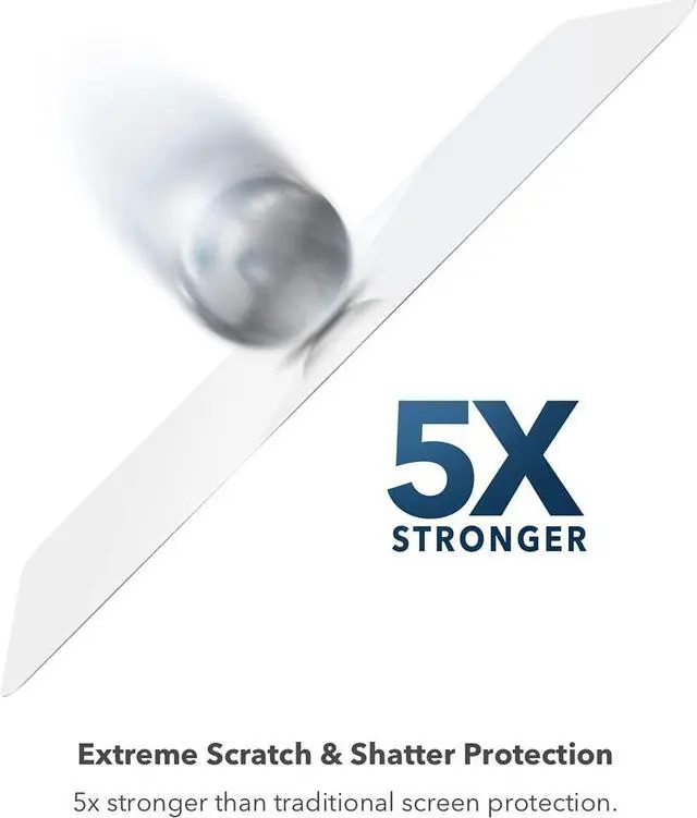 Alt view image 2 of 5 - ZAGG InvisibleShield Glass Elite Anti-Glare Screen Protector for Apple iPhone 14 Plus/ 13 Pro Max - 5X Shatter Protection, Anti-Fingerprint Technology, Easy to Install