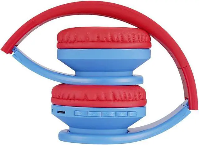 Alt view image 6 of 7 - PowerLocus Bluetooth Headphones for Kids, Wireless Foldable Headphones Over Ear, Headphone with Microphone, 85DB Volume Limit, Wireless and Wired Headset with Micro SD, FM for Cellphones, Tablets, PC
