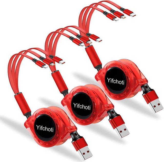 3 in 1 Fast USB Charging Cable Universal Multi Function Cell Phone
