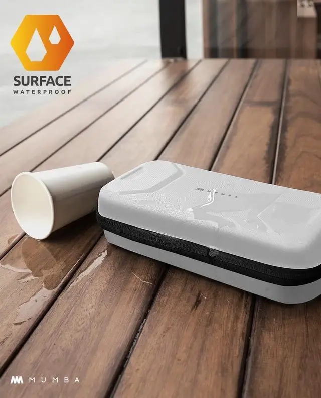 Alt view image 5 of 7 - Mumba Carrying Case for Nintendo Switch (Compatible with OLED), [Plus Version] Portable Protective Travel Carry handbag Pouch for Blade/Battle Case [Large Capacity] (White)