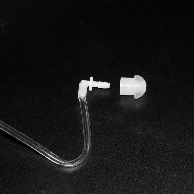 Alt view image 5 of 7 - HYS Receiver/Listen ONLY Surveillance 3.5mm Headset Earpiece with Clear Acoustic Coil Tube Earbud for Two-Way Radios, Transceivers and Radio Speaker Mics Jacks