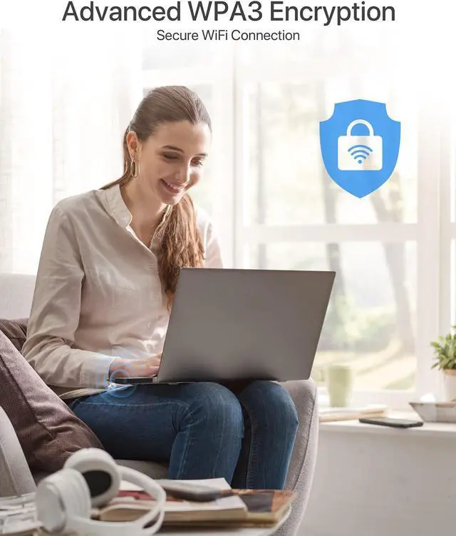 Alt view image 5 of 7 - BrosTrend 1200Mbps USB WiFi Network Adapter for Laptop, Desktop PC of Windows 11/10/8/7, USB 3.0, Wireless Adaptador AC1200 Dual Band 5GHz/2.4GHz