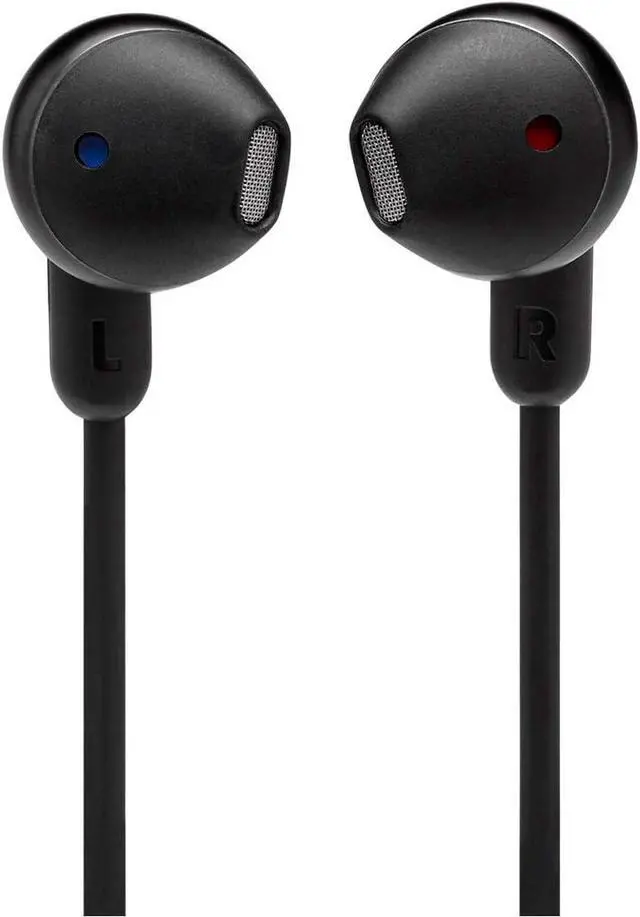 Alt view image 2 of 7 - Tune 215 - Bluetooth Wireless in-Ear Headphones with 3-Button Mic/Remote and Flat Cable - Black Small