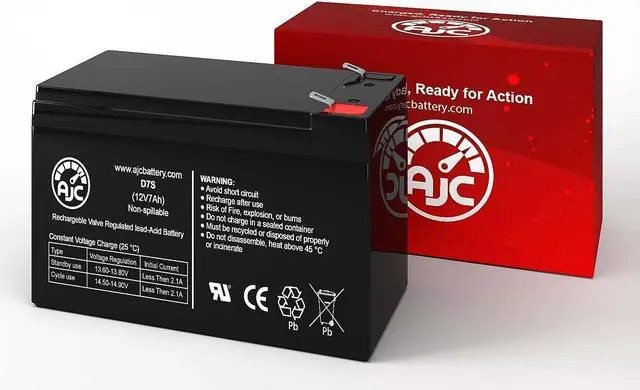 Alt view image 2 of 3 - AJC Battery Compatible with APC Back-UPS ES 550 8 Outlet 550VA BE550R 12V 7Ah UPS Battery