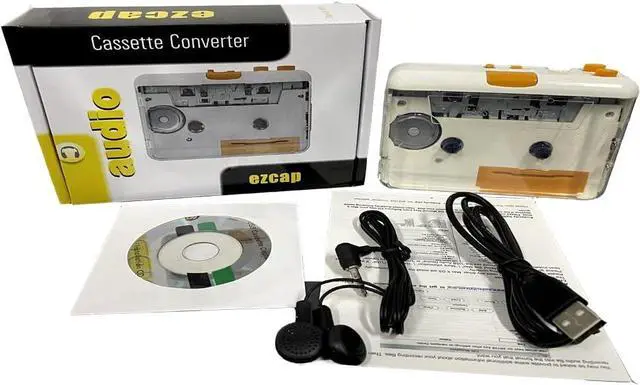 Alt view image 7 of 7 - Portable Tape Player Cassette Players Captures MP3 Audio Music via PC Compatible with Laptops and Personal Computers