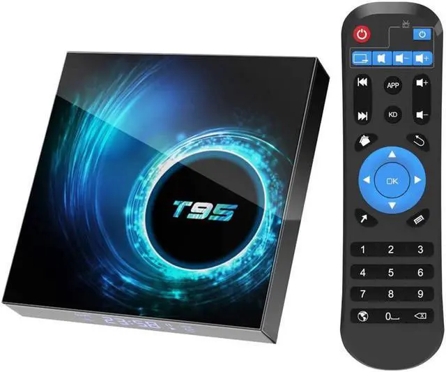 Main image of Android 10.0 TV Box, T95 Android Box 4GB RAM 64GB ROM Allwinnner H616 Quad-Core Support 2.4G/5G Dual WiFi HD 3D/6K/ Bluetooth 5.0 Smart TV Box