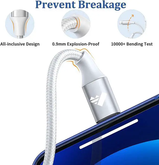 Alt view image 6 of 7 - USB C to Lightning Cable Short 2Pack 1ft Lightning to USB C Cable MFi Certified Power Delivery USB C Lightning Cable for iPhone 14 13 12 11 Pro Max XR XS X 8 Plus SE iPad-1 Ft