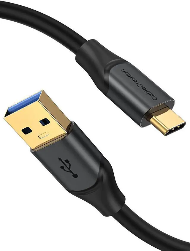 Main image of C USB C to USB Cable 5FT, USB3.1 C to A Cable Type C USB C Data Cable 10Gbps Fast Charging Cable 3A USB to USB C Cable for MacBook Pro iPad S21 S20 Other USB C Devices 1.5m Gray