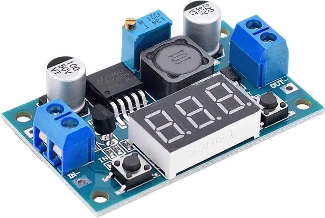 Alt view image 2 of 6 - Valefod 3 Pack LM2596 DC to DC Voltage Regulator 4-40V to 1.5-35V Buck Converter with LED Display