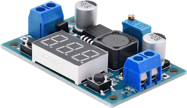 Alt view image 5 of 6 - Valefod 3 Pack LM2596 DC to DC Voltage Regulator 4-40V to 1.5-35V Buck Converter with LED Display