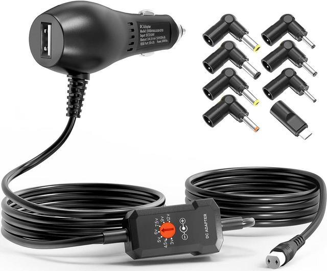  12V Car Charger for Portable DVD Player, Universal Car