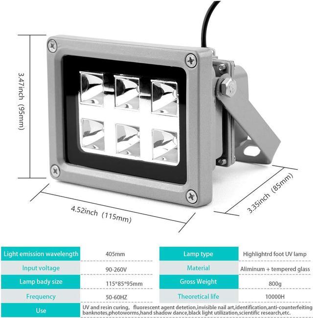 3D Printer UV Resin Curing Light for SLA DLP LCD 3D Printer Solidify  Photosensitive Resin 405nm UV Resin DIY Curing Enclosure