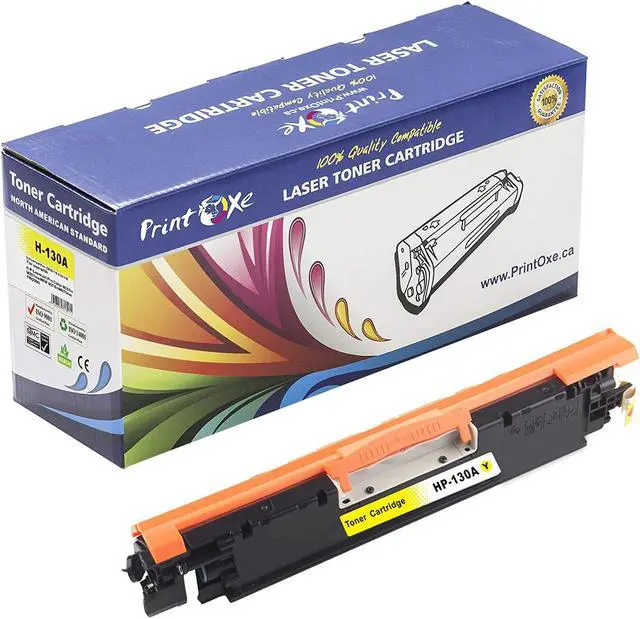 Alt view image 4 of 5 - PrintOxe Compatible 5 Toners for 130A Complete Set + BK; 2 Black CF350A, Cyan CF351A, Yellow CF352A, & Magenta CF353A for HP Laser Jet Pro Color MFP M176, M177, M177fw Printers