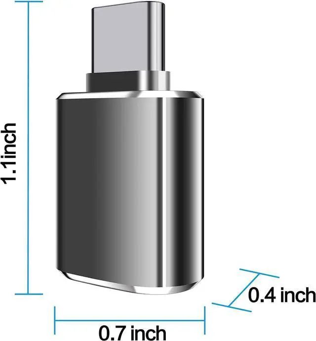 Alt view image 4 of 7 - USB C to USB Adapter,Type C to USB Adapter [8 Pack] 3.0 USB Type C Male to USB Female, USB C Female to USB Male Adapter OTG Converter for Desktop, Laptops, Projector, Chargers