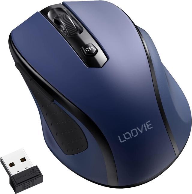 LODVIE Wireless Mouse For Laptop,2400 DPI Wireless Computer Mouse.