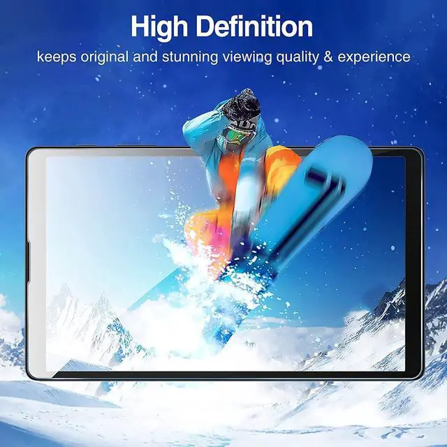 Alt view image 3 of 7 - [2 Pack] Galaxy Tab A7 Lite 8.7 Inch 2021 Screen Protectors T220 T225 T227 Tempered Glass Screen Film Guard for  Galaxy Tab A7 Lite 8.7 2021 Release SM-T220 SM-T225 SM-T227