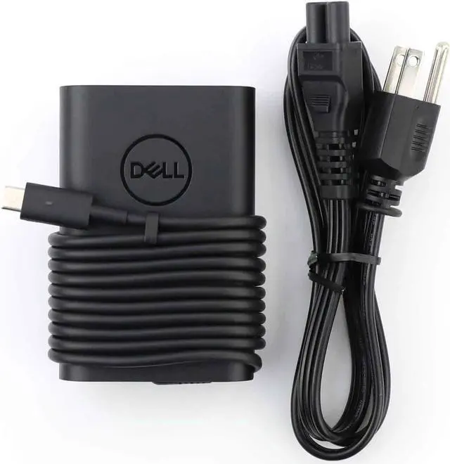 Main image of Laptop Charger 65W Watt USB Type C AC Power Adapter Include Power Cord for Dell Latitude 3400 3500 5290(2in1) 5300 5400 5500 7200(2in1) 7300 7400(2in1), LA65NM170 HA65NM170,02YK0F 0M1WCF