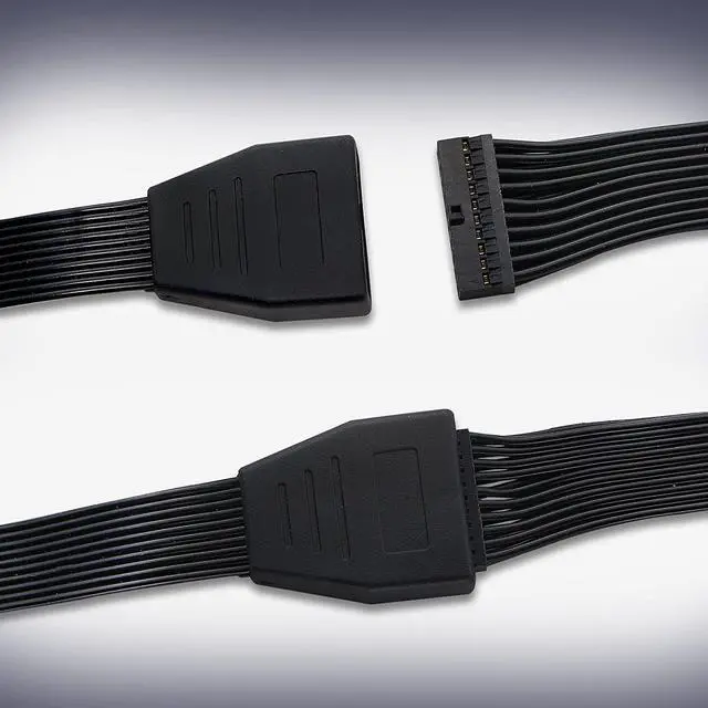 Alt view image 4 of 6 - GINTOOYUN USB 3.0 Header Extension Cable,USB 3.0 19/20 Pin Male to Female Internal Extension Adapter(5.9 inch)