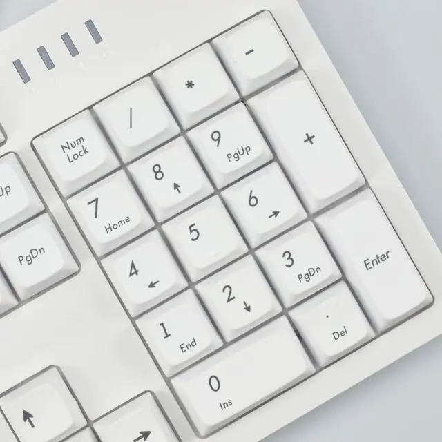 Alt view image 4 of 7 - Keycap PBT XDA DSA Height Standard Five-Sided Sublimation Process Keycap Compatible with GH60 / GK64 / GK61 / 68/87/104 Black and White Japanese