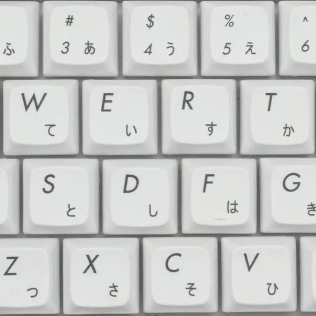 Alt view image 6 of 7 - Keycap PBT XDA DSA Height Standard Five-Sided Sublimation Process Keycap Compatible with GH60 / GK64 / GK61 / 68/87/104 Black and White Japanese