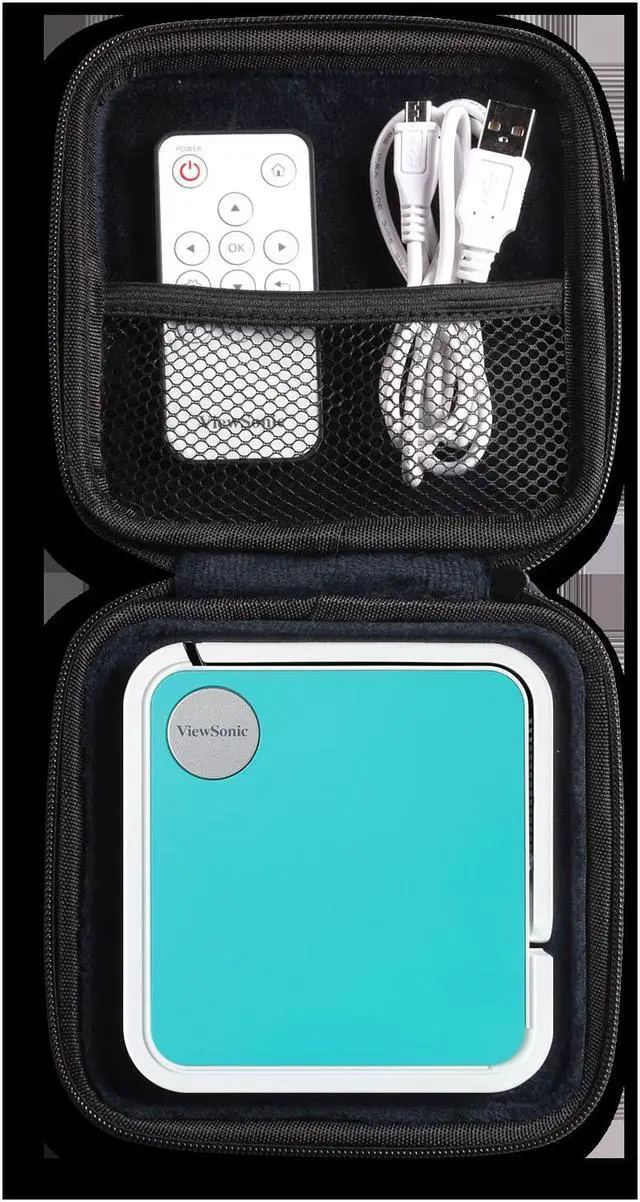 Alt view image 4 of 7 - viewsonic projector carrying case for m1 mini, m1 mini plus