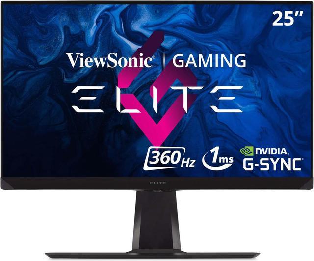 ViewSonic ELITE XG251G 25 Inch 1080p IPS Gaming Monitor with 360Hz, 1ms,  HDR 400, G-Sync, RGB Lighting, NVIDIA Reflex, and Advanced Ergonomics for  Esports 