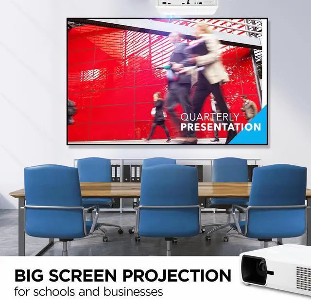 Alt view image 4 of 13 - ViewSonic LS610WH 4000 Lumens WXGA LED Projector with H/V Keystone, 4 Corner Adjustment and LAN Control for Home and Office