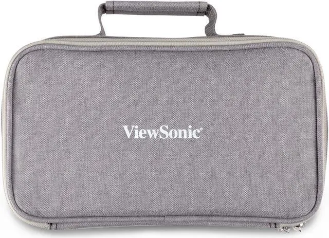Alt view image 12 of 18 - ViewSonic PJ-CASE-010 Zipped Soft Padded Carrying Case for M1 Projector Gray