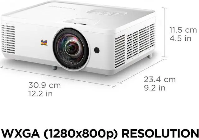 Alt view image 5 of 20 - ViewSonic PS502W 4,000 ANSI Lumens WXGA Short Throw Business & Education Projector?