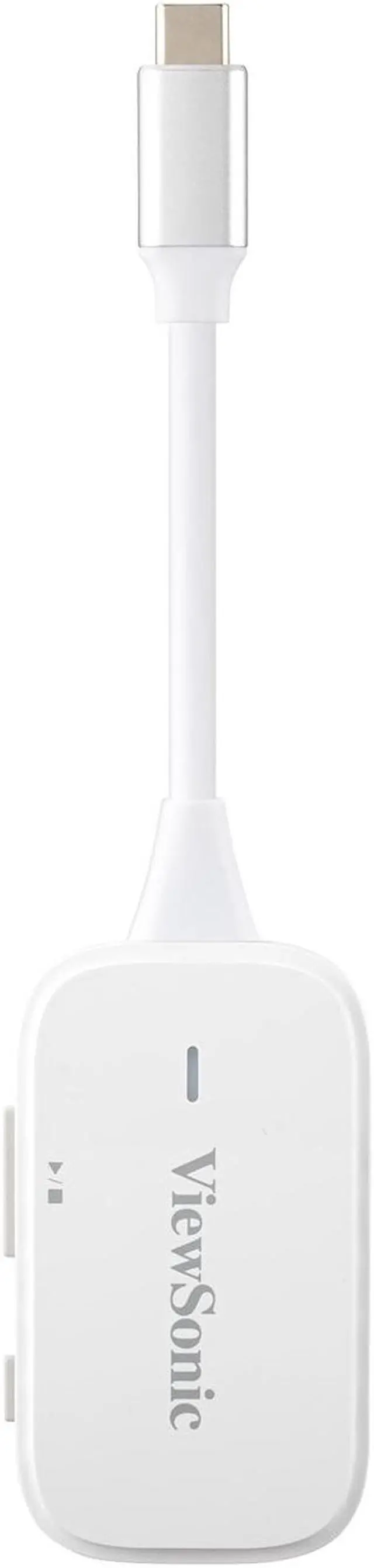 Alt view image 3 of 16 - ViewSonic PJ-WPD-700 Wireless Screen Casting Kit with 1080p Full HD Support, USB-C, and HDMI inputs for Plug-and-Play Functionality.