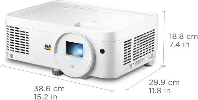 Alt view image 5 of 19 - ViewSonic 3,000 ANSI Lumens WXGA LED Business/Education Projector? LS510WH-2