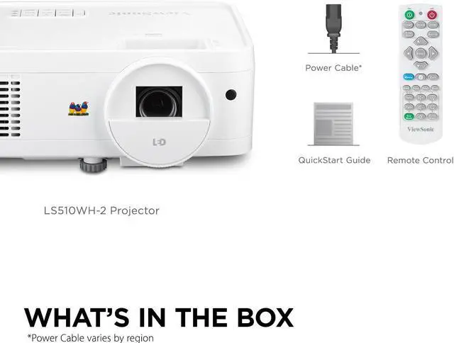 Alt view image 7 of 19 - ViewSonic 3,000 ANSI Lumens WXGA LED Business/Education Projector? LS510WH-2