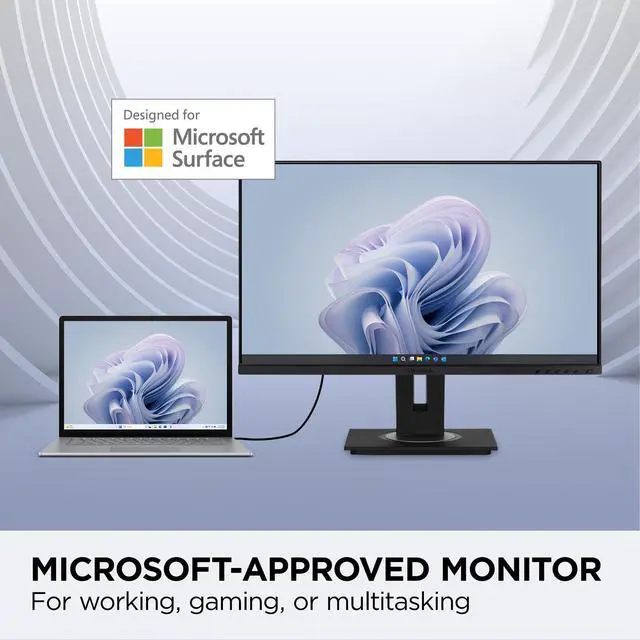 Alt view image 2 of 20 - ViewSonic VG275 27 Inch IPS 1080p Monitor Designed for Surface with advanced ergonomics, 60W USB C, HDMI and DisplayPort inputs for Home and Office