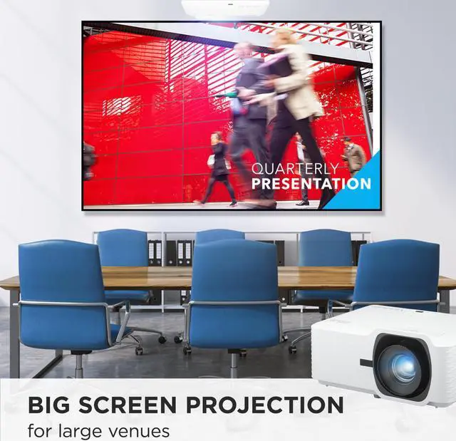 Alt view image 2 of 8 - ViewSonic LS741HD 5000 Lumens 1080p Laser Installation Projector with H/V Keystone, 4 Corner Adjustment, 360 Degree Projection, 1.6x Optical Zoom, LAN Control, 24/7 Operation