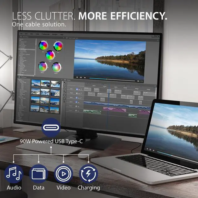 Alt view image 11 of 20 - ViewSonic VP3268a-4K 32 Inch Premium IPS 4K Monitor with Advanced Ergonomics, ColorPro 100% sRGB Rec 709, 14-bit 3D LUT, Eye Care, HDR10 Support, HDMI, USB C, DisplayPort for Professional Home Office