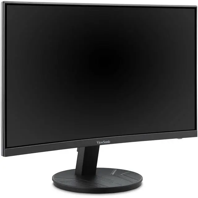 Alt view image 8 of 12 - ViewSonic VA2416C 24" Full HD 1080p Frameless Curved Monitor with Variable Refresh Rate, Eye Care, HDMI, and DisplayPort Inputs for Home and Office