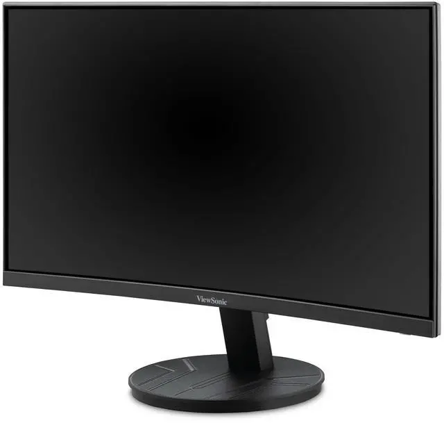Alt view image 7 of 12 - ViewSonic VA2416C 24" Full HD 1080p Frameless Curved Monitor with Variable Refresh Rate, Eye Care, HDMI, and DisplayPort Inputs for Home and Office