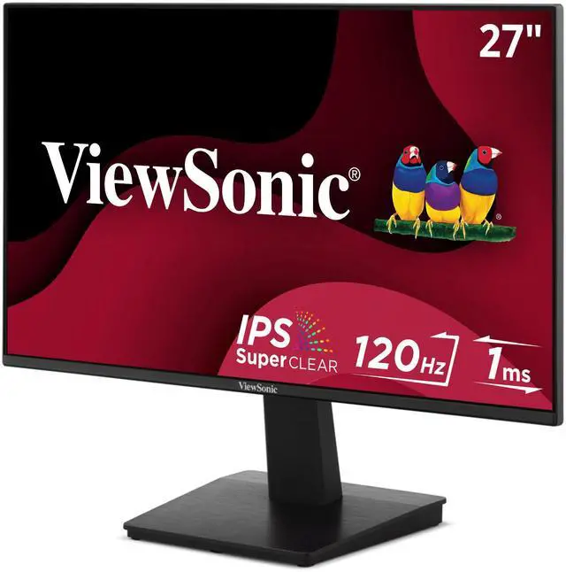 Alt view image 2 of 20 - ViewSonic VA2748-MH 27 Inch Full HD 1080p IPS Monitor with 120Hz, Variable Refresh Rate, Eye Care, HDMI, and VGA Inputs for Home and Office