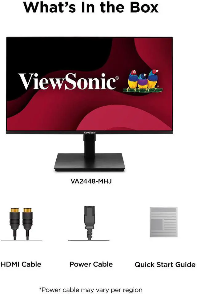 Alt view image 14 of 14 - ViewSonic VA2448-MHJ 23.8" 16:9 Full HD 120Hz IPS LED Monitor