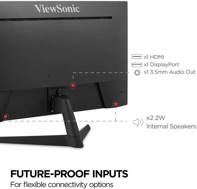 Alt view image 13 of 14 - ViewSonic VX2429 23.8" 16:9 Full HD 200Hz IPS LED Gaming Monitor